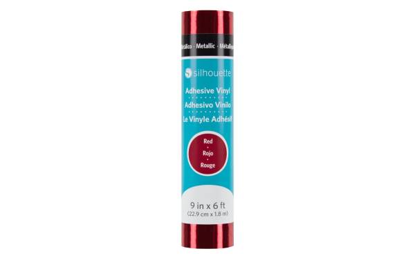 Silhouette Vinylfolie Metallic 22.9 cm Rot