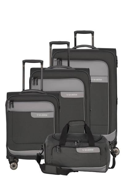 Travelite VIIA 4w L/M/S, Reisetasche, Schiefer