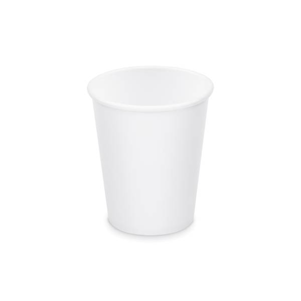 Pappbecher weiß 80mm 280ml M: 0,2L,8oz – 50 Stück