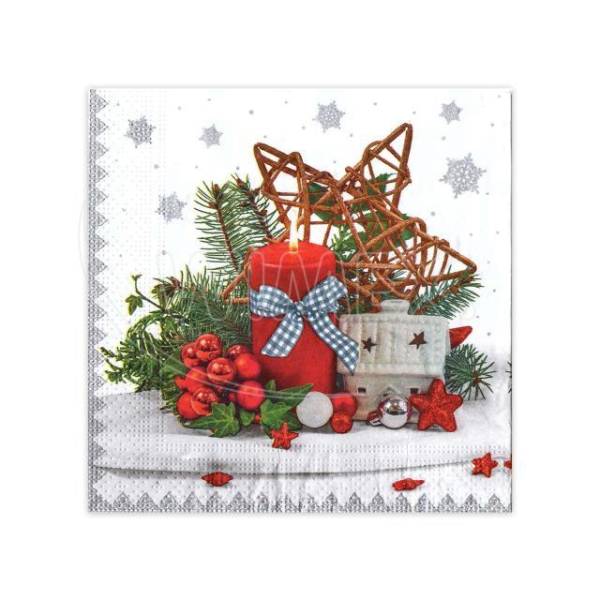 Serviette 3-lagig Weihnachten 33 x 33 cm – 20 Stück