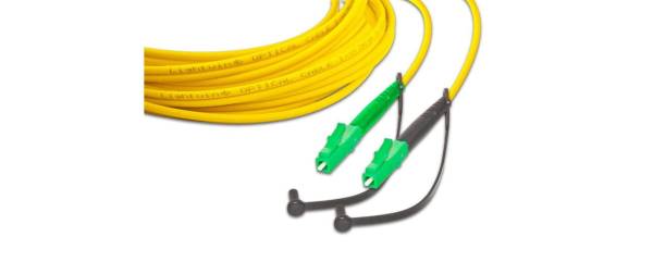 Lightwin LWL-Patchkabel LC/APC-LC/APC, Singlemode, Simplex, 5m