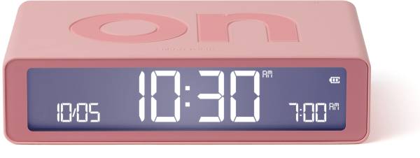 LEXON Funkwecker Flip Classic LR157P2 pink, USB-C