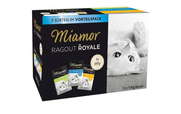 Miamor Nassfutter Ragout Royale Gelée Multipack 12 x 100 g