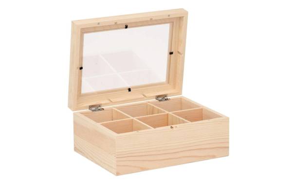 Glorex Holzartikel 22 x 16 x 9 cm Teebox