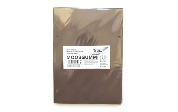 folia Moosgummi, (B)200 x (H)290 mm, schokobraun