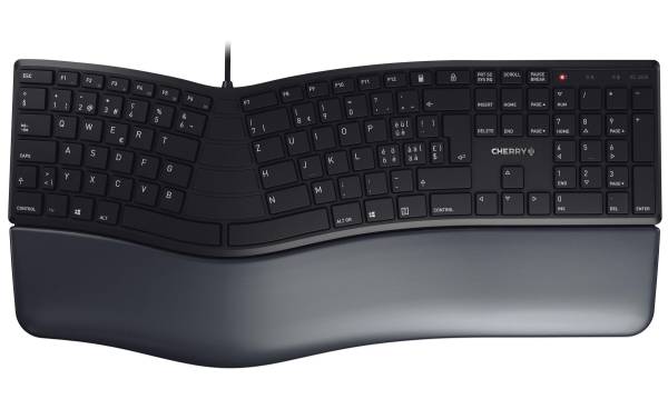 Cherry Tastatur KC 4500 ERGO CH-Layout Schwarz