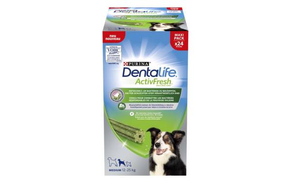 Purina Dentalife Kausnack ActivFresh Medium, 24 Sticks