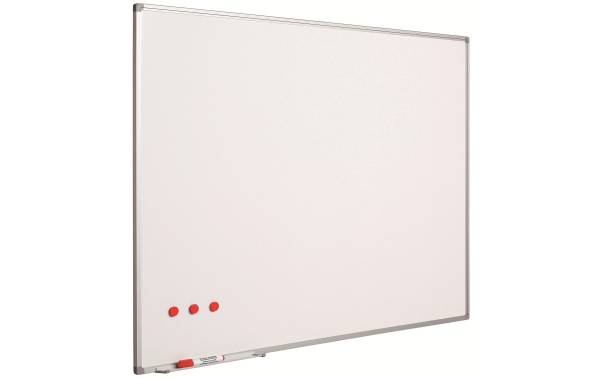 Berec Magnethaftendes Whiteboard Budgetline 90 cm x 120 cm, Weiss