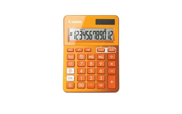 Tischrechner 12-stellig orange CANON LS123KMOR