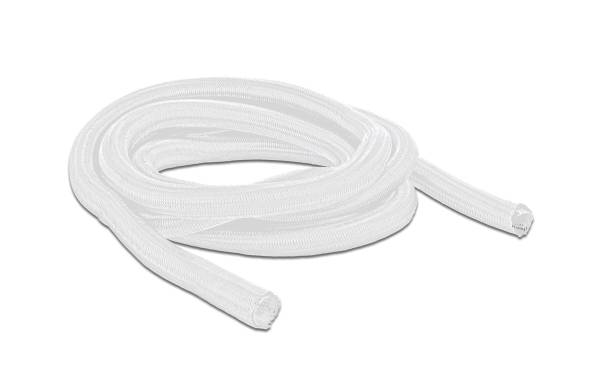 Delock Kabelschlauch Selbstschliessend, 2m x 9 mm Weiss
