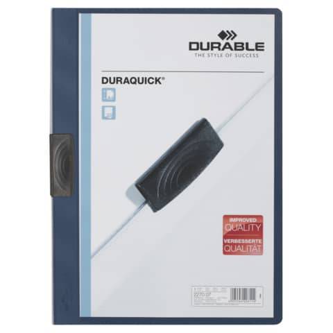 DURABLE Klemmhefter DURAQUICK, DIN A4, dunkelblau