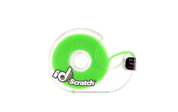 Patchsee Klettband-Box ID-SCRATCH Dispender Box Neongrün