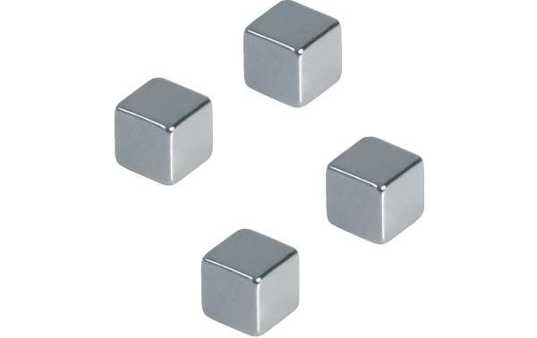 FRANKEN Neodym-Magnetwürfel, Maße: 10 x 10 x 10 mm, chrom