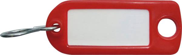 Schlüssel-Anhänger RO rot 100 Stück RIEFFEL 8034FS