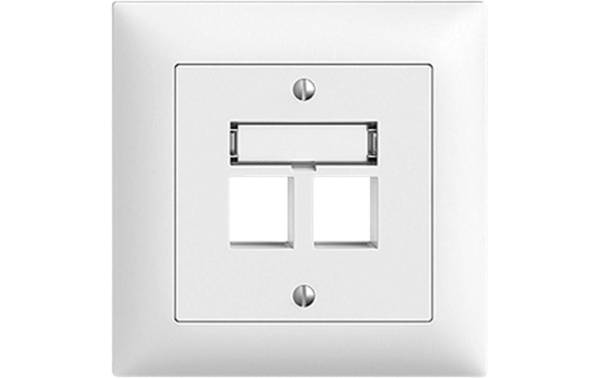 Feller EDIZIOdue Montageset UP Keystone 2-fach leer, Geradauslass