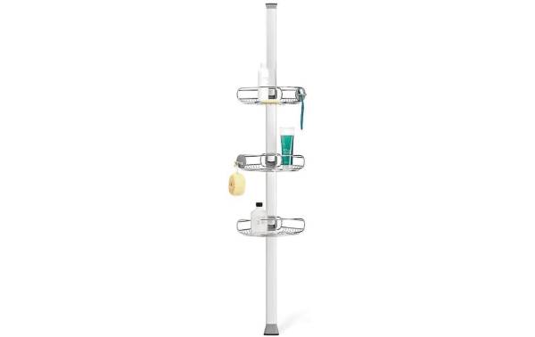Simplehuman Duschmittelhalter Spann-Duschcaddy 152.4 – 243.8 cm, Silber