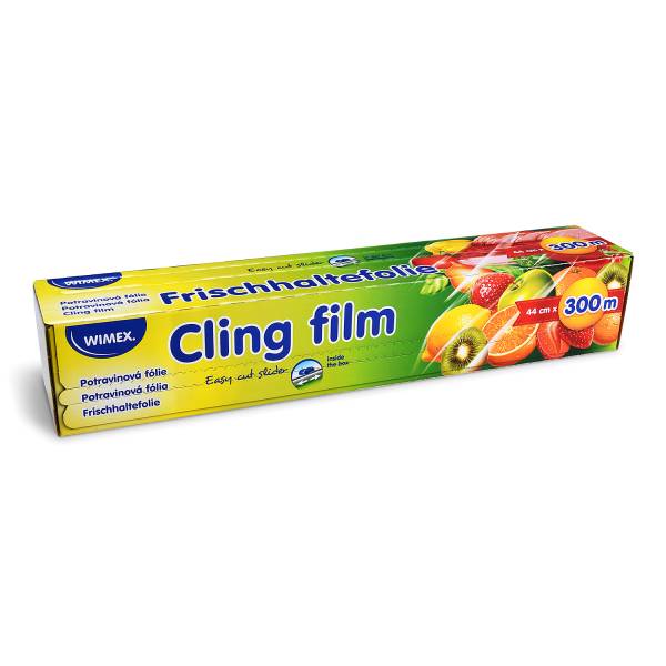 Frischhaltefolie (PVC) 8µm 44cm x 300m im Spenderkarton – 1 Stück