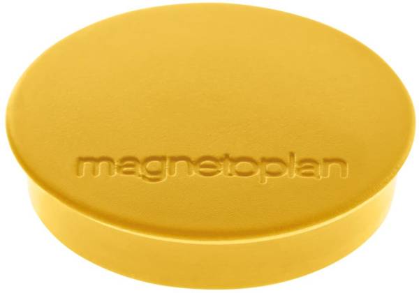 Magnet Discofix Standard 30mm gelb 10 Stück MAGNETOP. 1664202