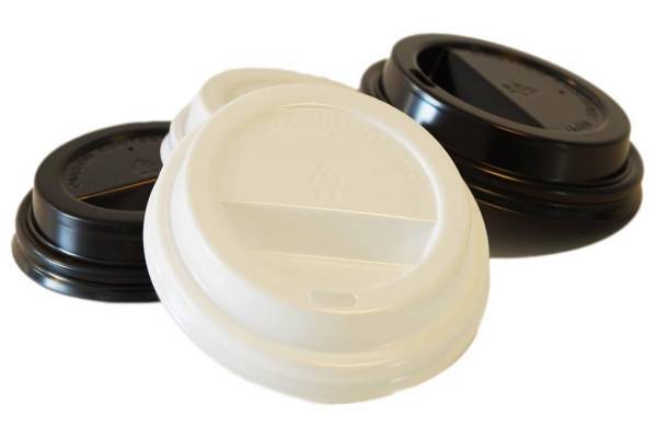 Domdeckel für Kaffeebecher to-go mit Trinkloch