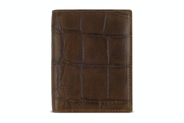 "Nevio" Hochformatbörse mit Klappe / Upright wallet with flap