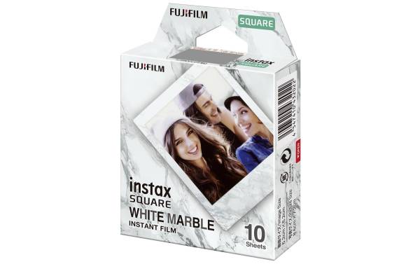 Fujifilm Sofortbildfilm Instax Square 10B White Marble