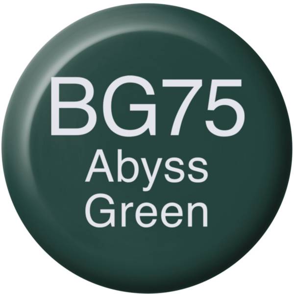 COPIC Ink Refill 21076318 BG75 – Abyss Green