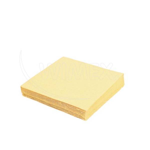 Serviette (PAP FSC Mix) 1-lagig champagner 33 x 33 cm – 100 Stück