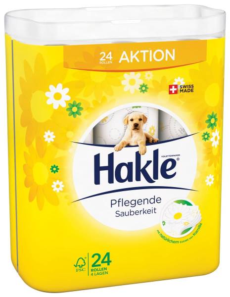 Toilettenpapier Kamille 24 Rollen, 4-lagig HAKLE 4410808