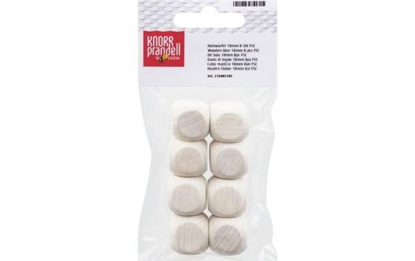 Knorr Prandell Holzkleinteile 1.8 cm Holzwürfel, 8 Stück