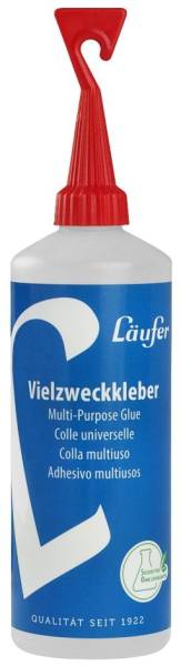 Läufer Vielzweckkleber, 100 g, Flasche mit Verstreicher
