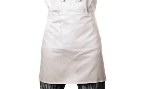 Paderno Kochschürze 70 cm x 40 cm , Weiss