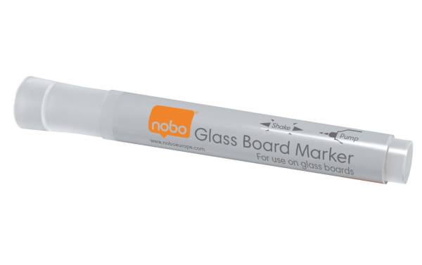 Glassboard-Marker weiss 4 Stück NOBO 1905323