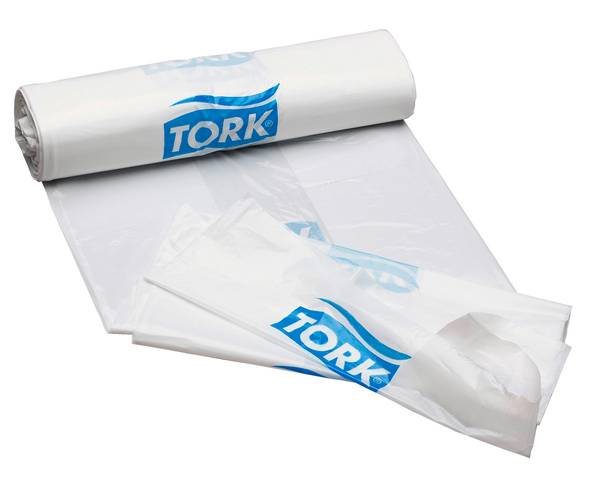 TORK-204020 20 l Abfallsäcke Weiss B2 52 x 58 cm – B2