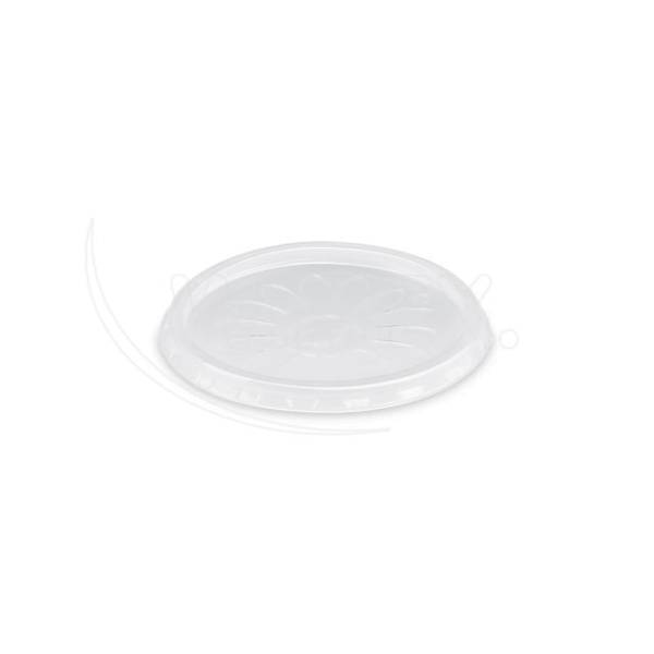 Deckel (PP) klar für Dressingbecher 70mm – 50 Stück