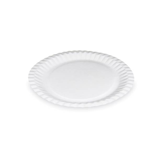 Pappteller weiß 23cm RECY – 15 Stück