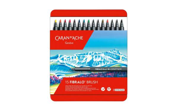 Classic Fibralo Brush0.5-5mm 15 Farben ass. CARAN D&#039;ACHE 186.315