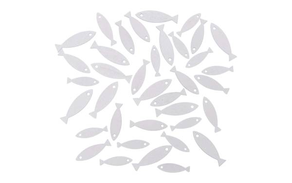 Rico Design Streudeko Fisch weiss 36 Stück