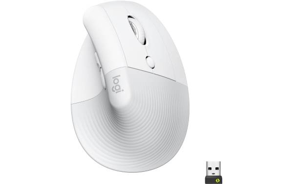 Logitech Ergonomische Maus Lift Off-white