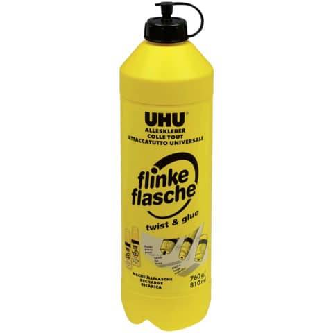 UHU Alleskleber flinke flasche, Nachfüllkanister, 760 g