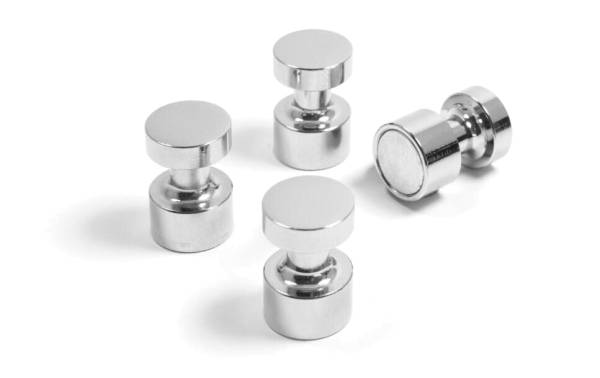 Trendform Haftmagnet HOLD-IT Silber, 4 Stück