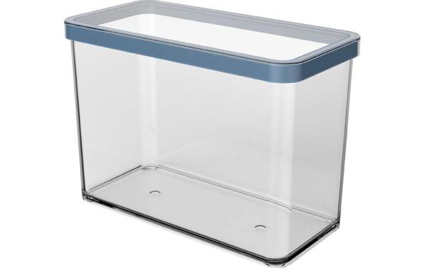 Rotho Vorratsbehälter Premium Loft 2.1 l, Blau/Transparent