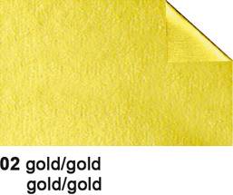 Bastelfolie Alu 50x80cm 90g, gold/gold URSUS 4442102