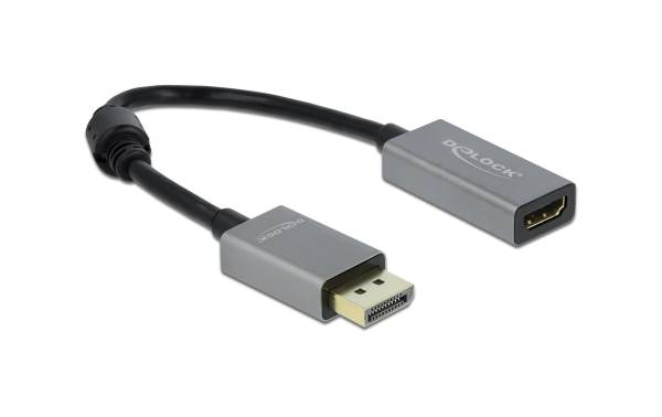 Delock Adapter Displayport 1.4 – HDMI, 4k 60Hz, HDR schwarz