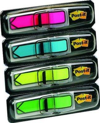 Index Pfeile neon 4-farbig ass./4x24 Blatt POST-IT 684-ARR4