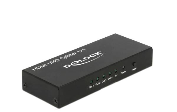 Delock 4-Port Signalsplitter HDMI – HDMI 4K/60Hz
