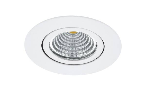 EGLO Leuchten Einbauspot Saliceto 1 Rund 1x 6 W 2700 K, Weiss