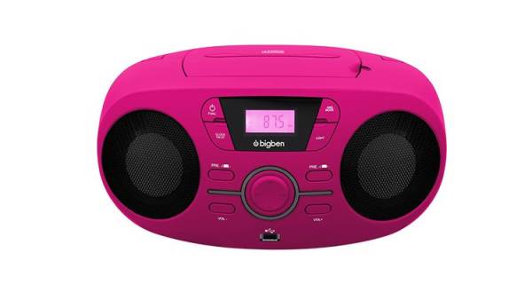 Tragbares CD/Radio CD61 USB – pink