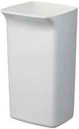 DURABLE Abfallbehälter DURABIN SQUARE 40, rechteckig, weiß