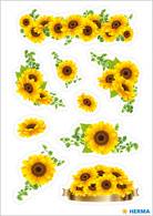 HERMA Sticker DECOR "Sonnenblumen"