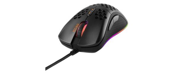 Lightweight Gaming Mouse,RGB black, DM210 DELTACO GAM108